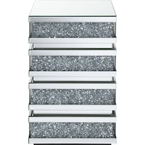 anise silver end table   
