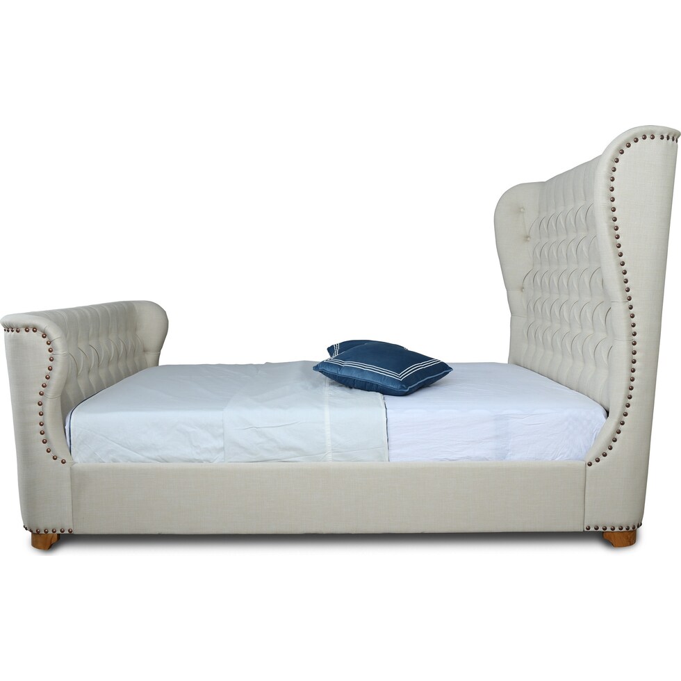 aniston neutral queen bed   