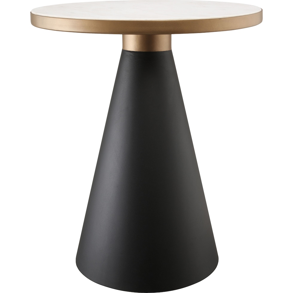 anita black accent table   