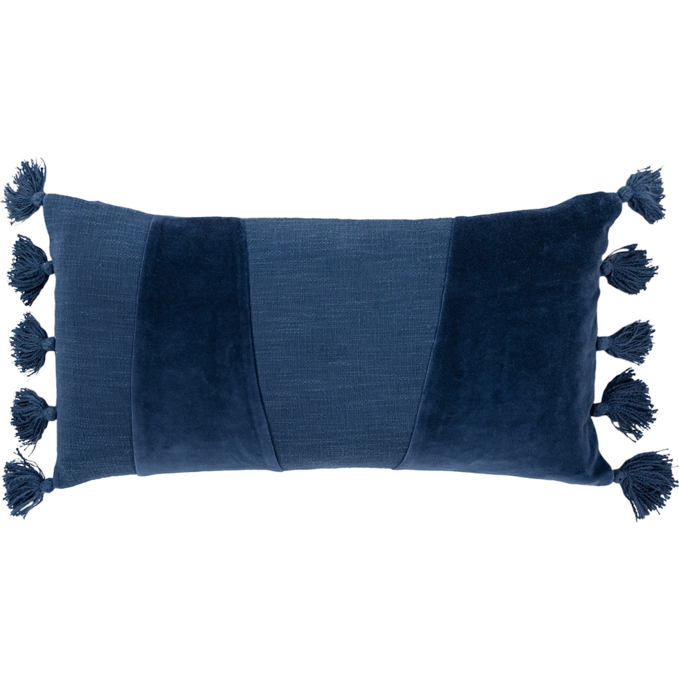 annabelle blue accent pillow   