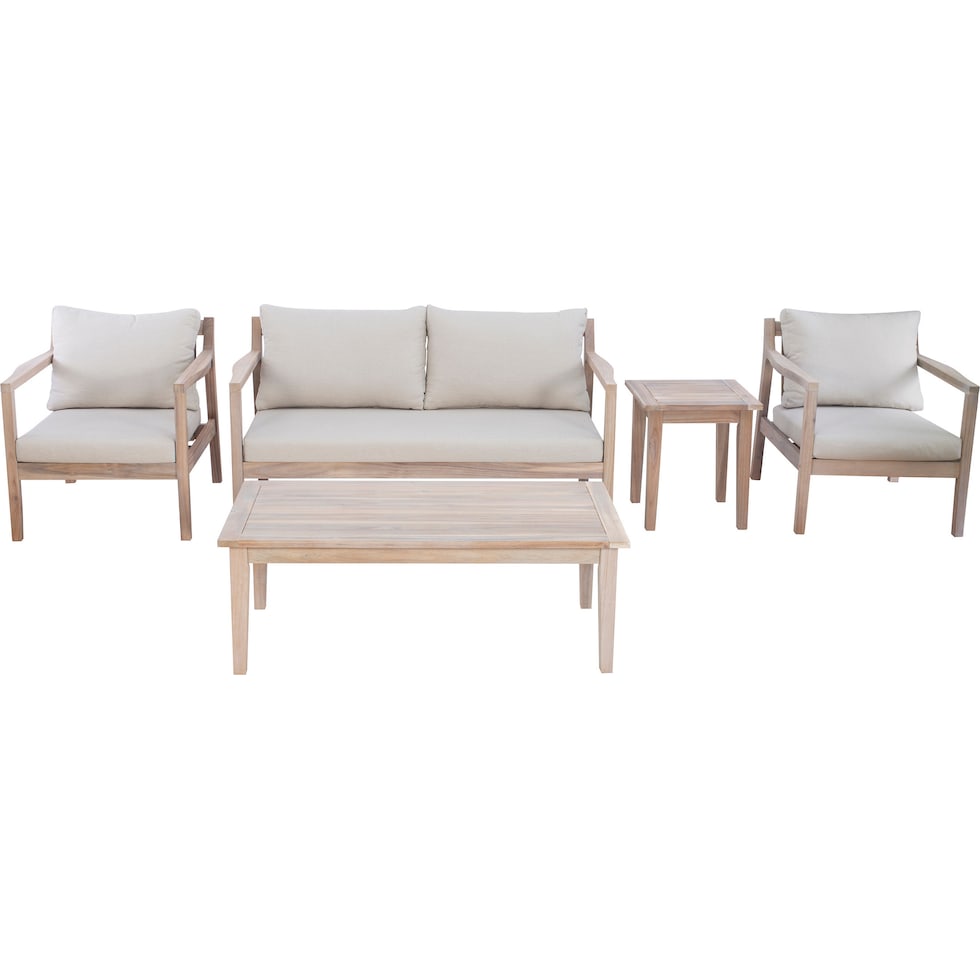 annotto bay beige outdoor sofa set   