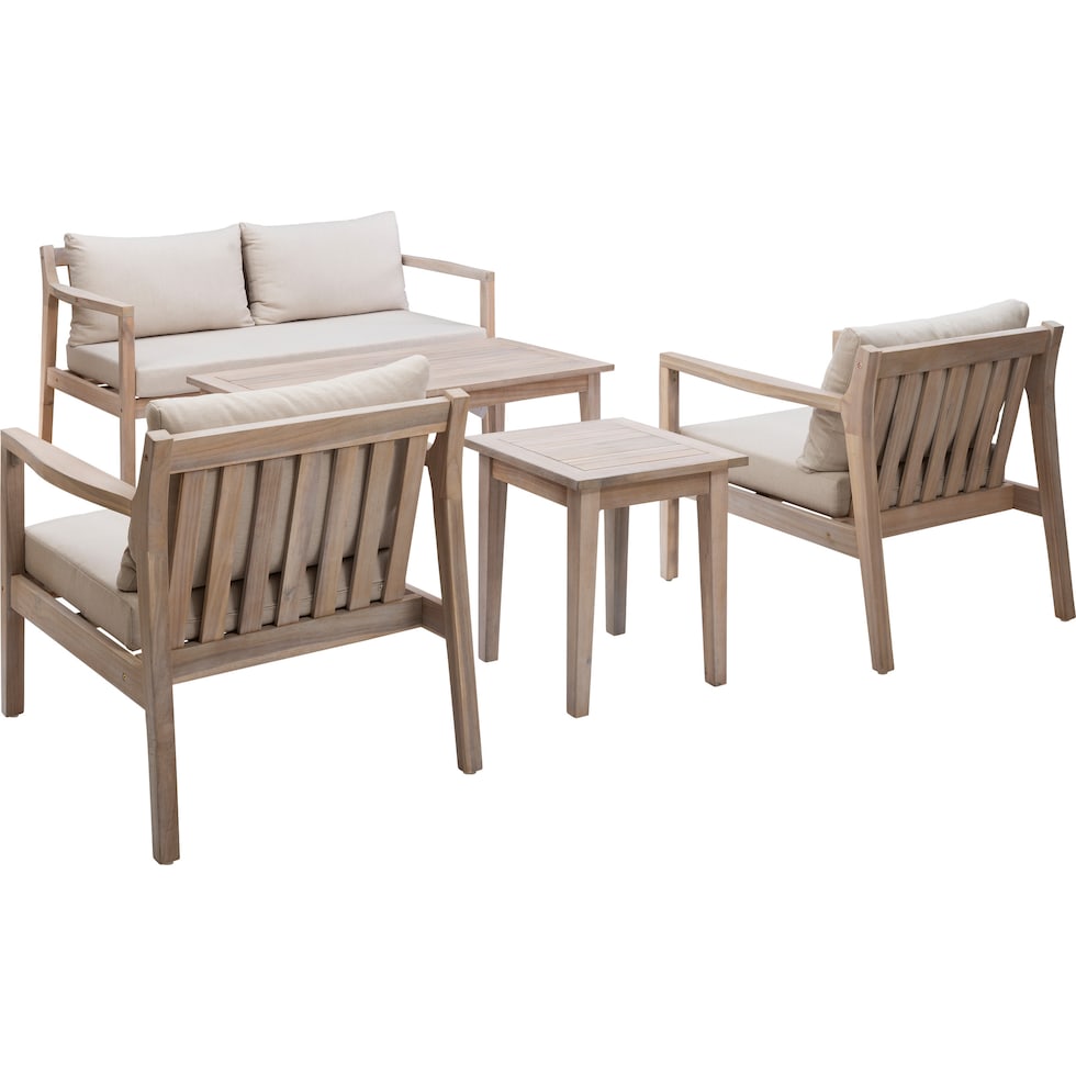 annotto bay beige outdoor sofa set   