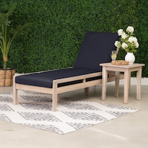 annotto bay blue natural outdoor chaise   