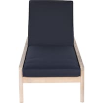 annotto bay blue natural outdoor chaise   