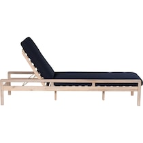 annotto bay blue natural outdoor chaise   