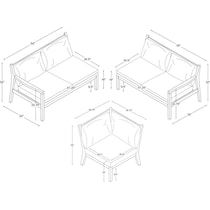 annotto bay blue natural outdoor sectional   