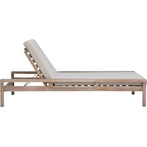 annotto light brown outdoor chaise   