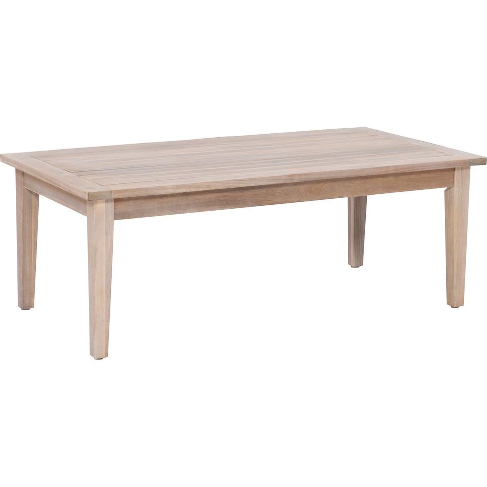 annotto light brown outdoor coffee table   