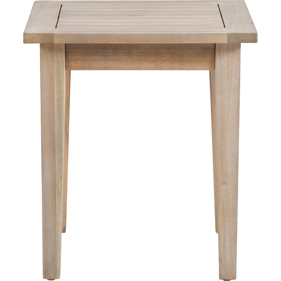 annotto light brown outdoor end table   