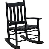 anthony black rocking chair   