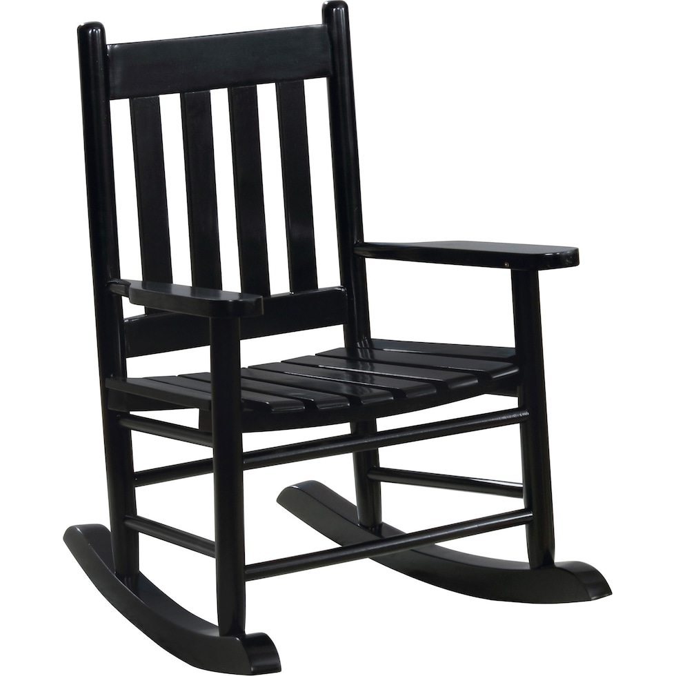 anthony black rocking chair   