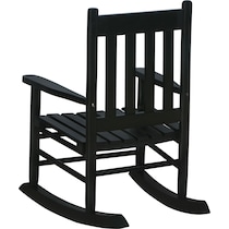 anthony black rocking chair   
