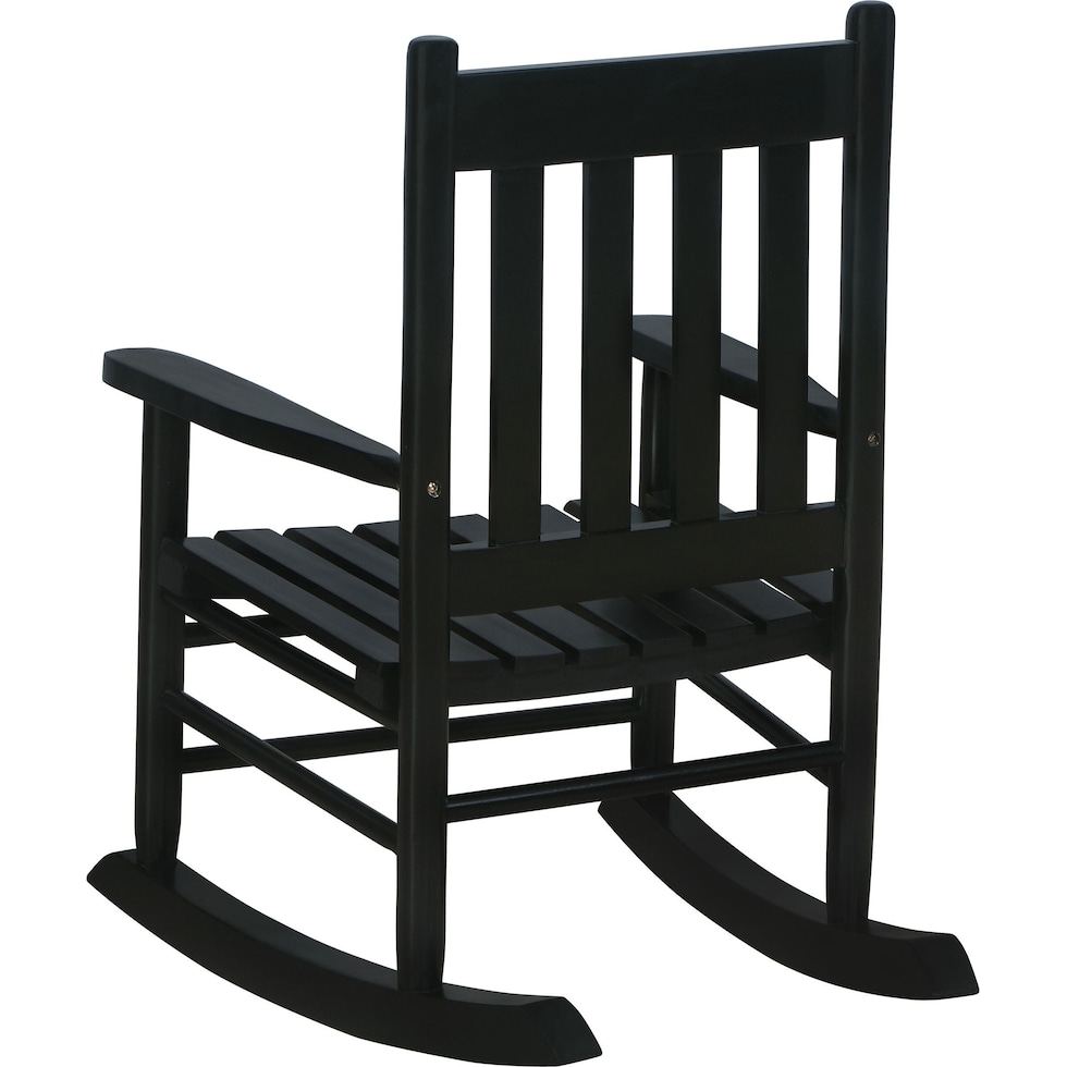 anthony black rocking chair   