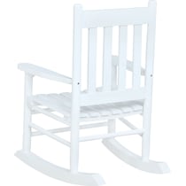 anthony white rocking chair   