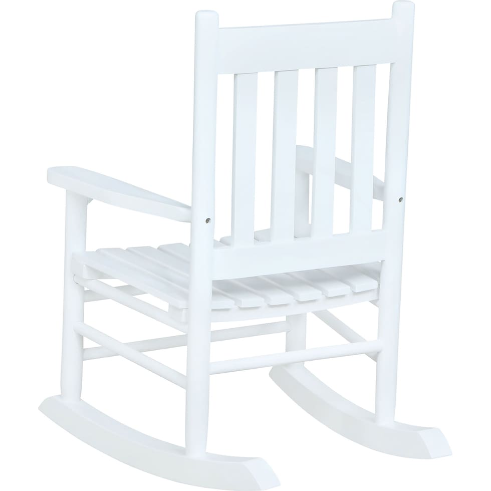 anthony white rocking chair   