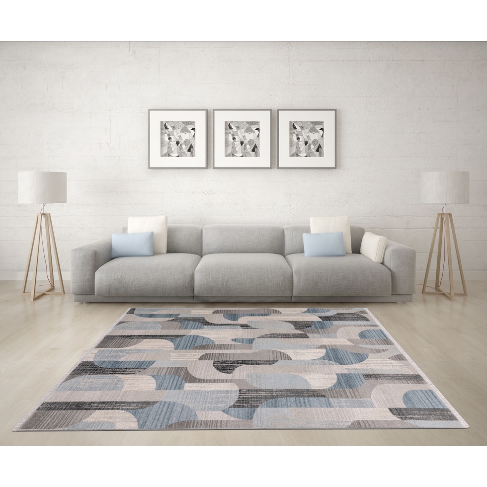 antigoni gray area rug  x    