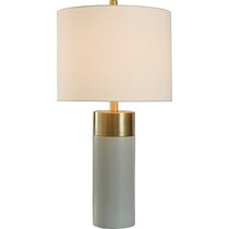 anwar white table lamp   