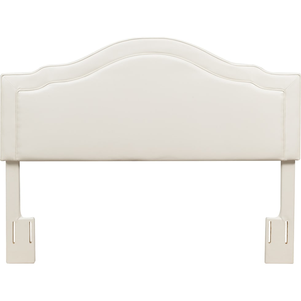 anya neutral full queen headboard   