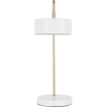 aphrodite white gold table lamp   