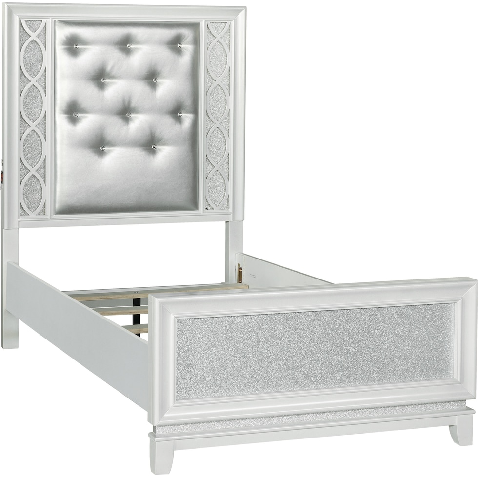 apollo silver full bed   