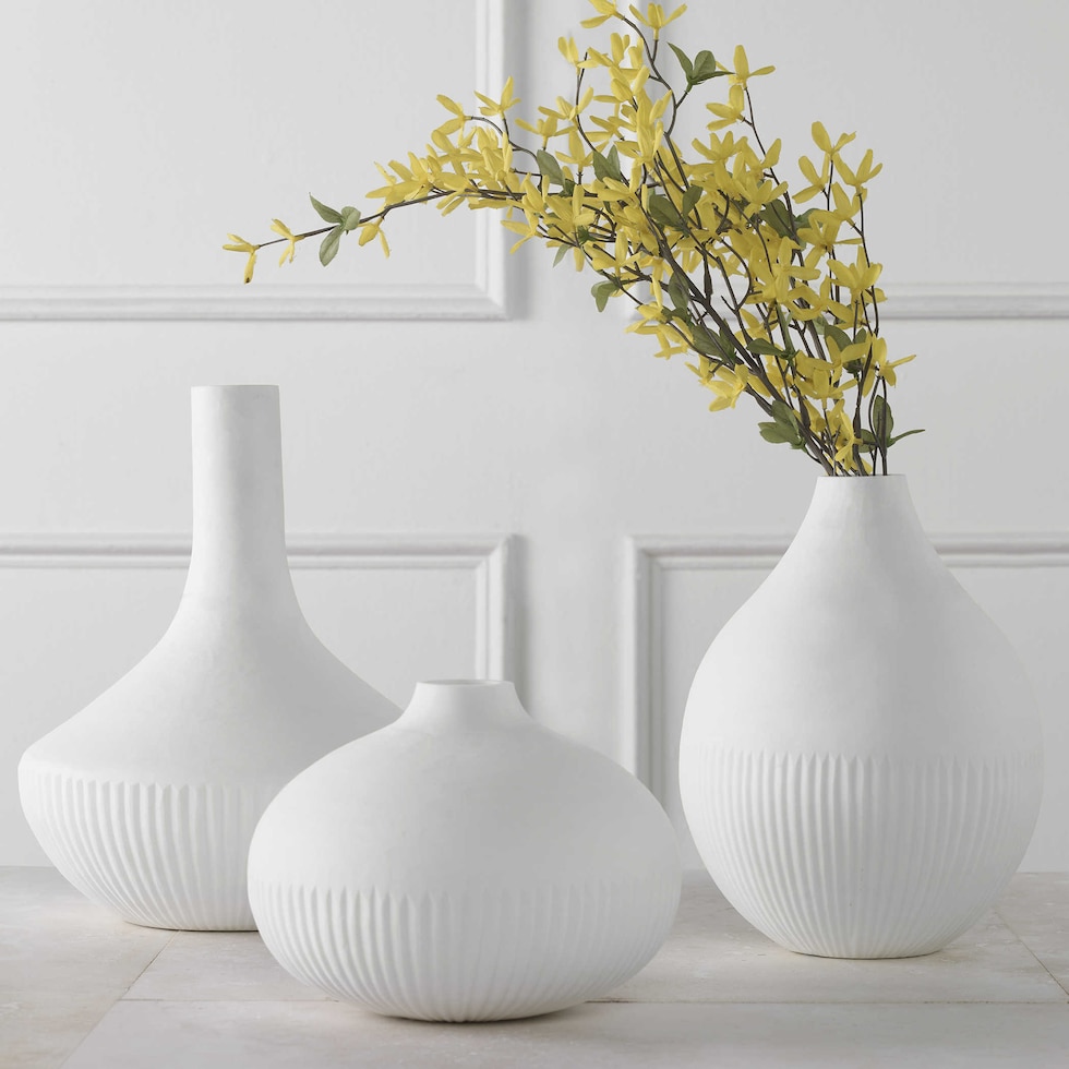 apothecary white vase   