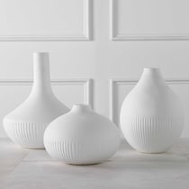 apothecary white vase   