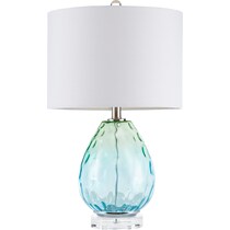 aquata blue table lamp   