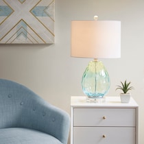 aquata blue table lamp   