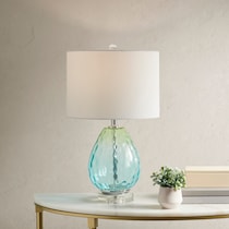aquata blue table lamp   