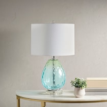 aquata blue table lamp   