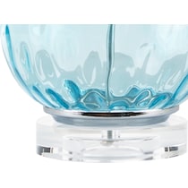 aquata blue table lamp   