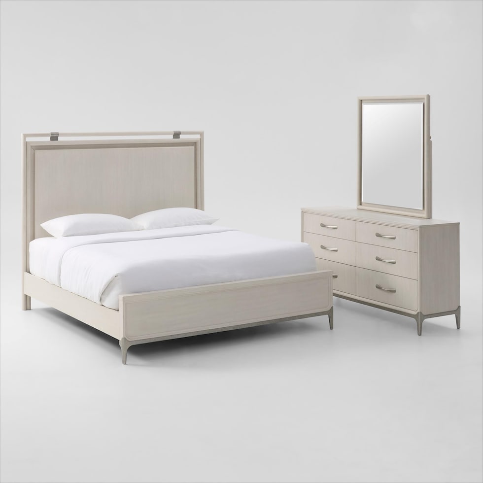 arabella white  pc king bedroom   