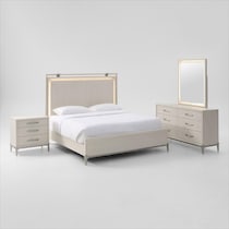 arabella white  pc king bedroom   