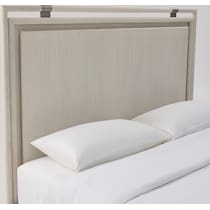 arabella white king bed   