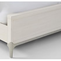 arabella white king bed   