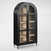 archer black bookcase   