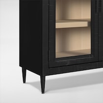 archer black bookcase   