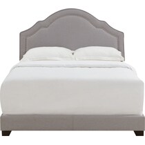 archie gray king bed   