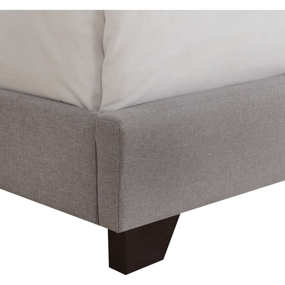 archie gray king bed   