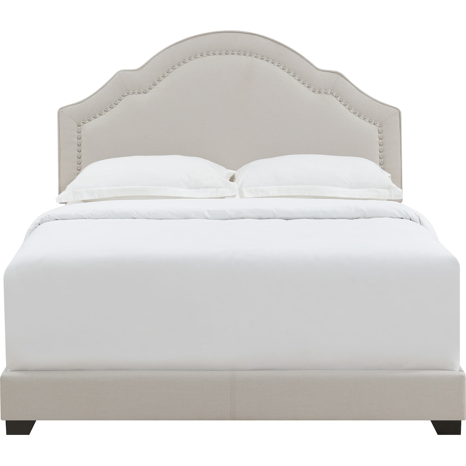 archie gray king bed   