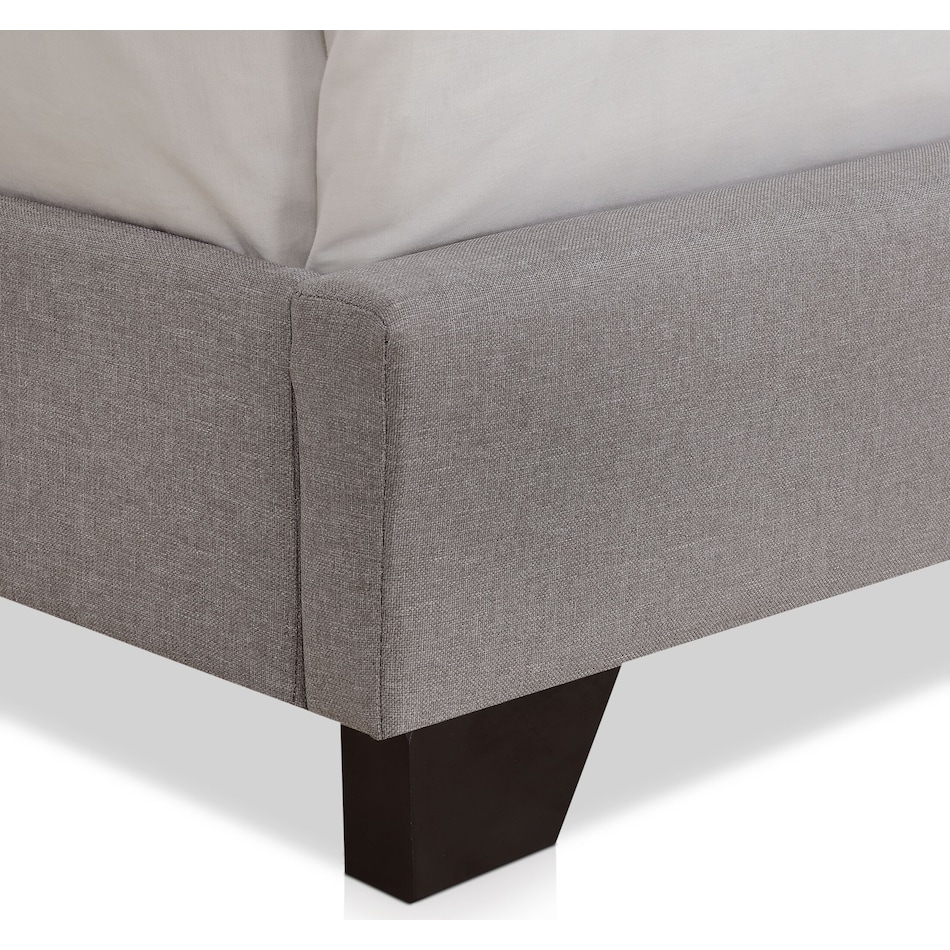 Archie Queen Upholstered Bed Gray Value City Furniture