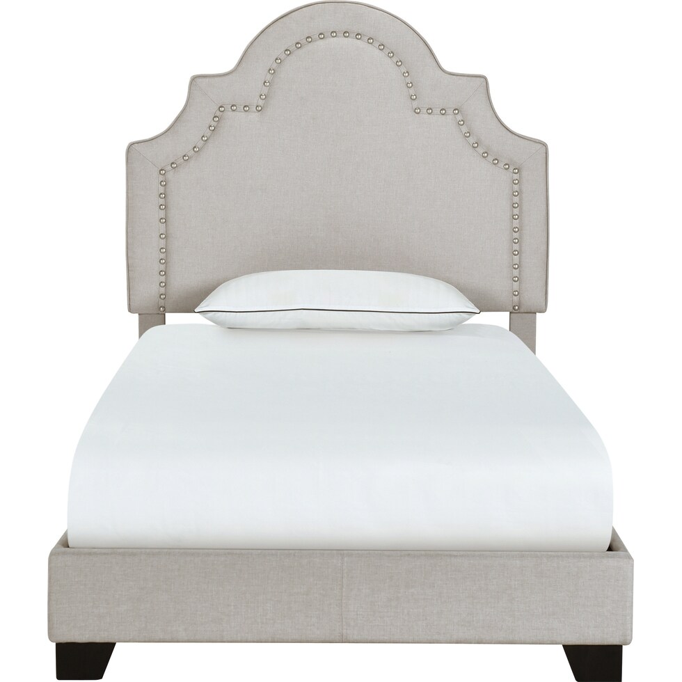 archie gray twin bed   
