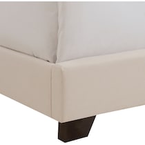 archie light brown king bed   