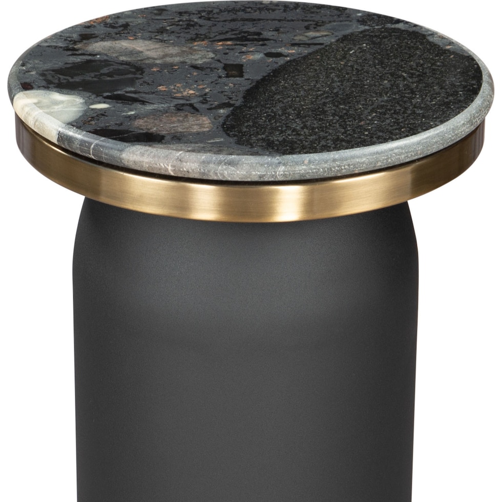 arden black accent table   