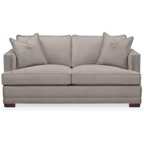 arden curious silver pine apartment sofa   