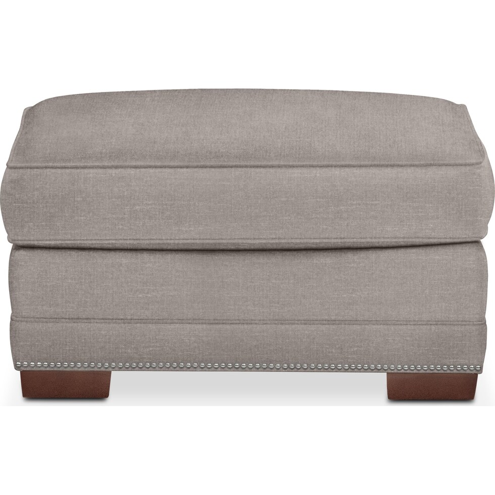 arden curious silver pine ottoman   