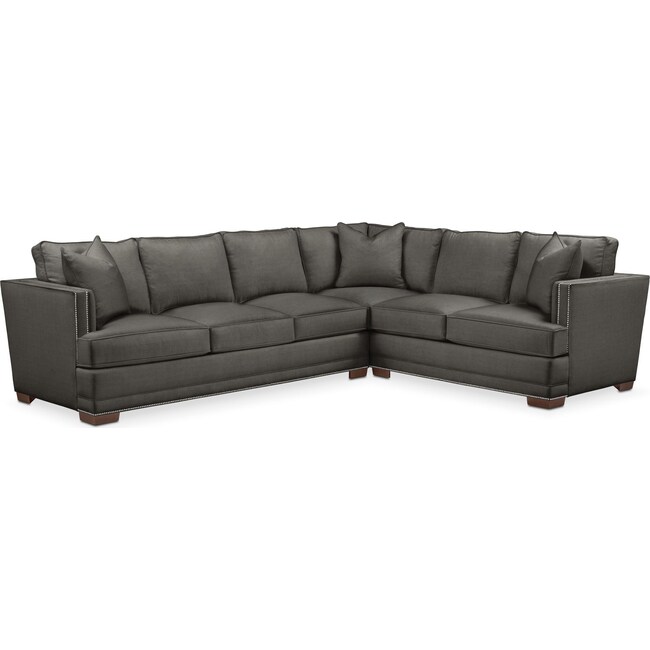 Living Room Furniture - Arden 2-Piece Large Sectional