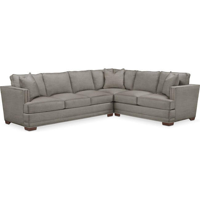 Living Room Furniture - Arden 2-Piece Large Sectional