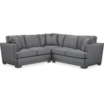 arden gray  pc sectional with right facing loveseat   
