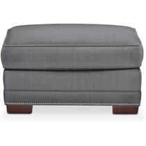 arden gray ottoman   